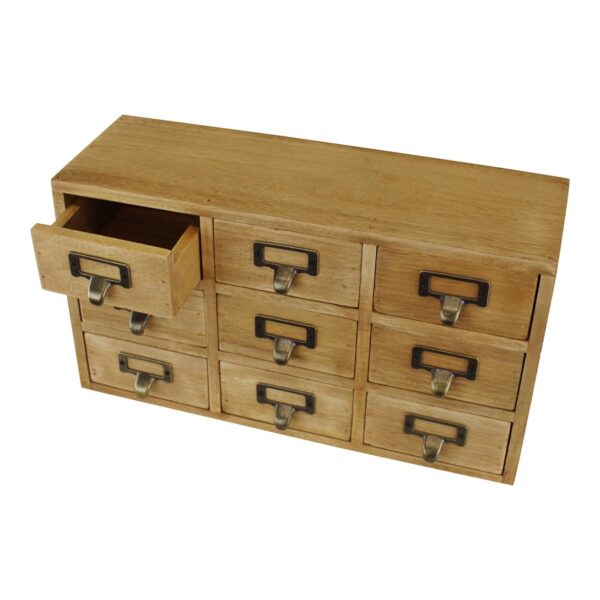 9 Drawer Triple Level Small Storage Unit, Trinket Drawers - Image 5