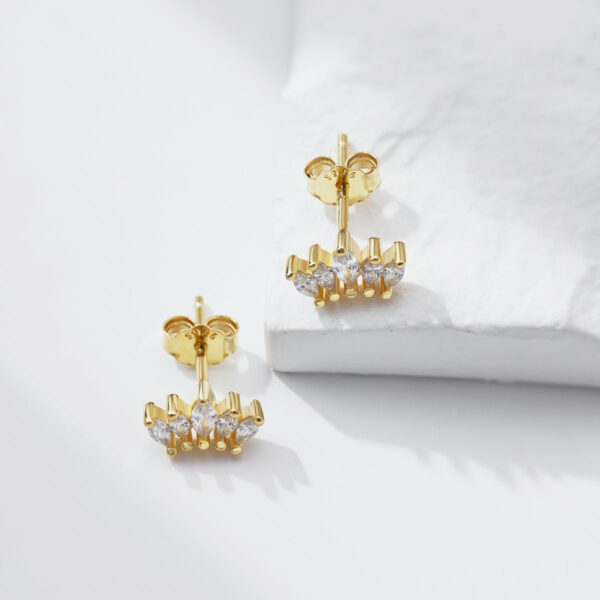 REAL Stud Earrings | Sterling Silver - Image 2