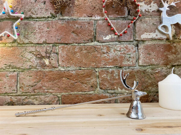 Silver Stag Candle Snuffer 29cm - Image 3