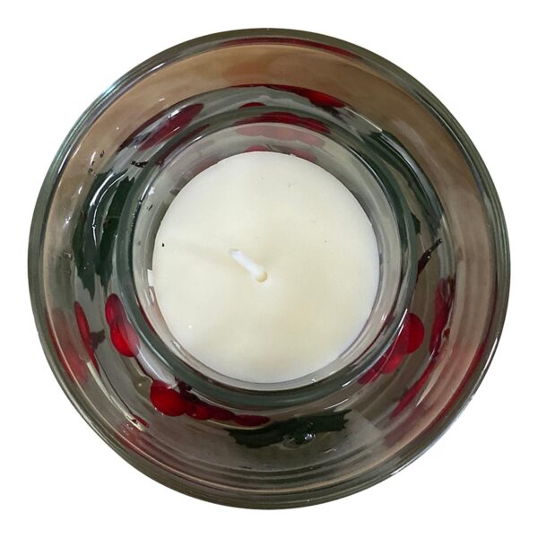 Berry & Holly Gel Wax Candle 9cm - Image 2