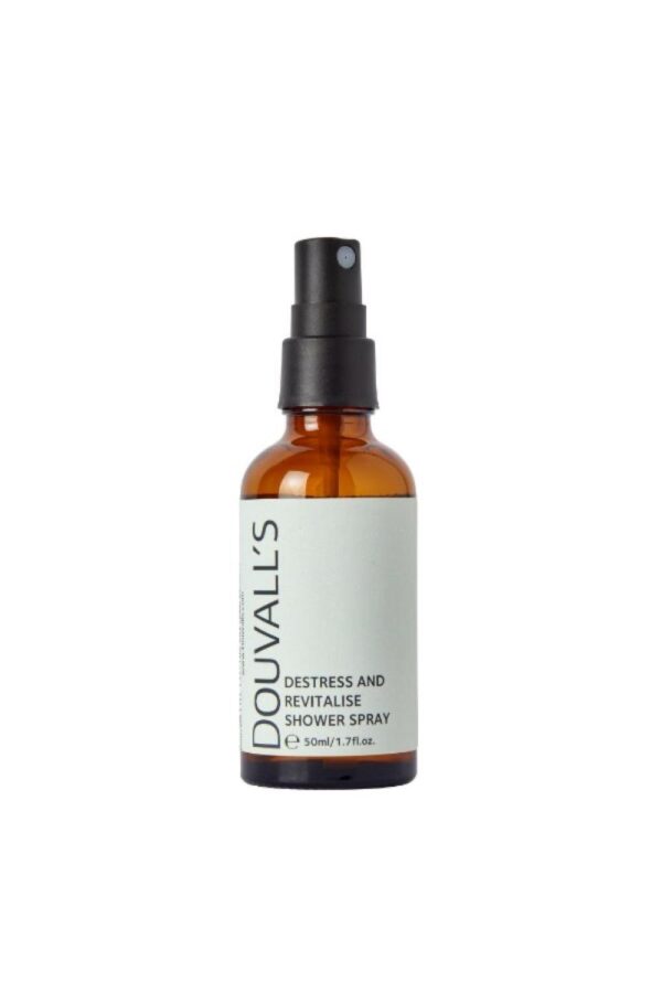 Destress and Revitalise Organic Natural  Shower Spray 50ml | Uplifting Citrus Scent for a Spa-Like Shower Experience - Image 2