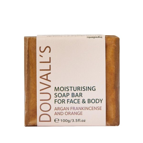 Organic Argan Frankincense & Orange Soap 100g | Nourishing, Ethical, and Giving Back - Image 2