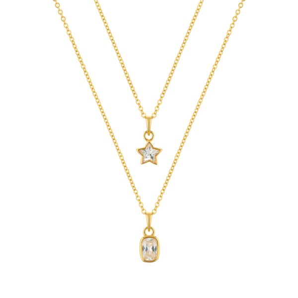 Divine Star Gold plated sterling silver Necklace - Image 2